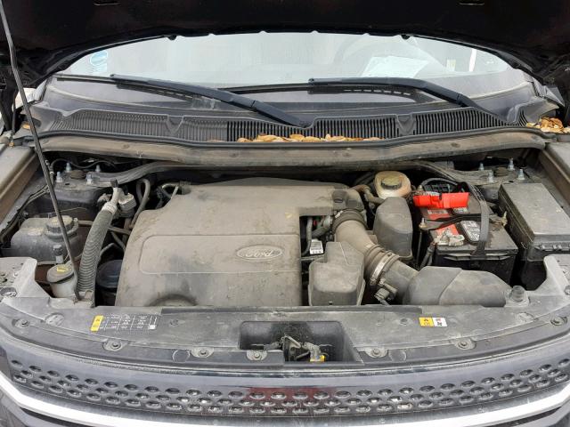 1FM5K7F89DGB83204 - 2013 FORD EXPLORER L BLACK photo 7