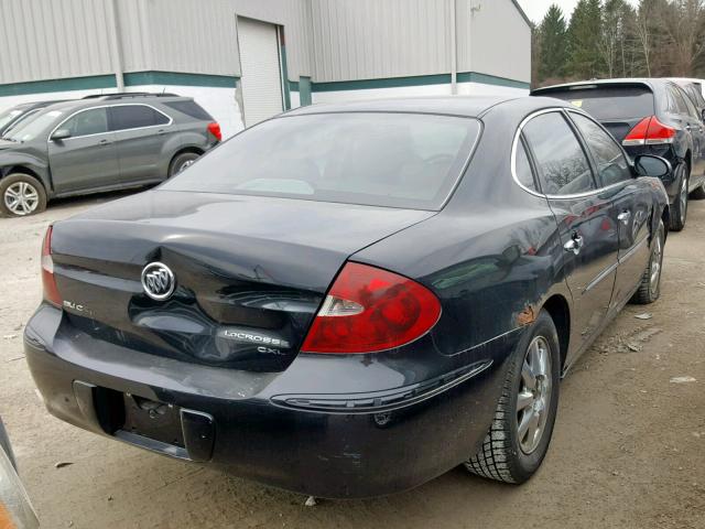 2G4WD532051243226 - 2005 BUICK LACROSSE C BLACK photo 4