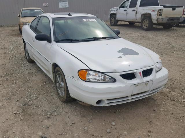 1G2NW12E63C180384 - 2003 PONTIAC GRAND AM G WHITE photo 1