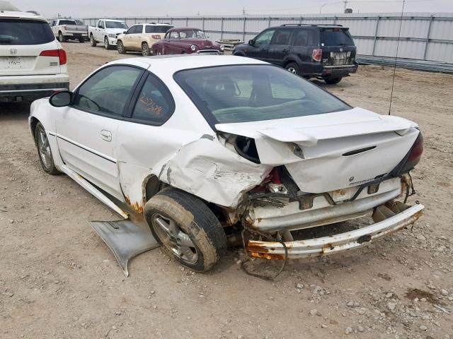 1G2NW12E63C180384 - 2003 PONTIAC GRAND AM G WHITE photo 3