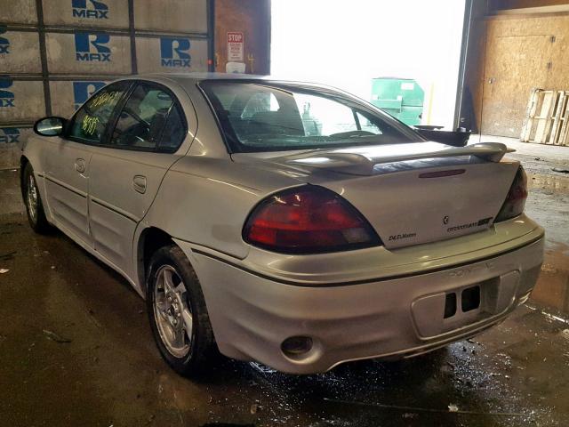 1G2NV52E63C169301 - 2003 PONTIAC GRAND AM G SILVER photo 3