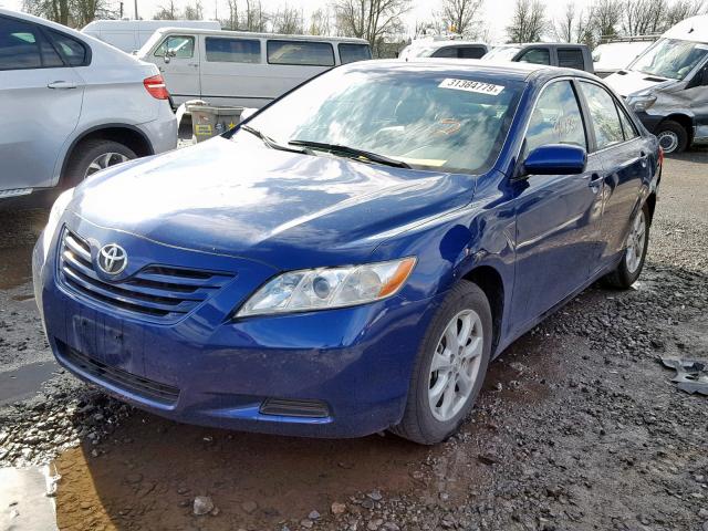 JTNBK46K773014341 - 2007 TOYOTA CAMRY NEW BLUE photo 2