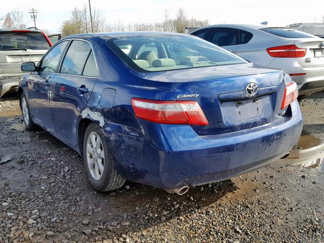 JTNBK46K773014341 - 2007 TOYOTA CAMRY NEW BLUE photo 3