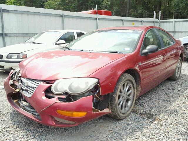 2C3HE66G5XH569979 - 1999 CHRYSLER 300M RED photo 2