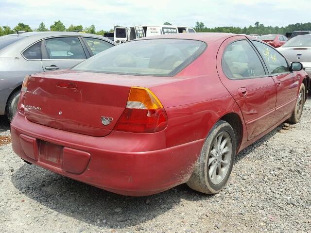 2C3HE66G5XH569979 - 1999 CHRYSLER 300M RED photo 4