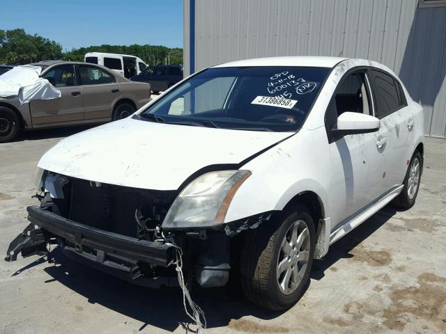 3N1AB6APXBL685937 - 2011 NISSAN SENTRA 2.0 WHITE photo 2