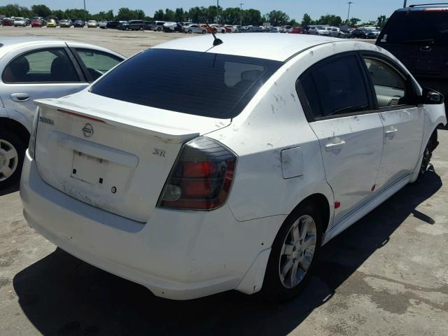 3N1AB6APXBL685937 - 2011 NISSAN SENTRA 2.0 WHITE photo 4