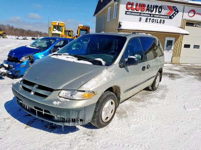 2B4GP2530YR748979 - 2000 DODGE CARAVAN BEIGE photo 2