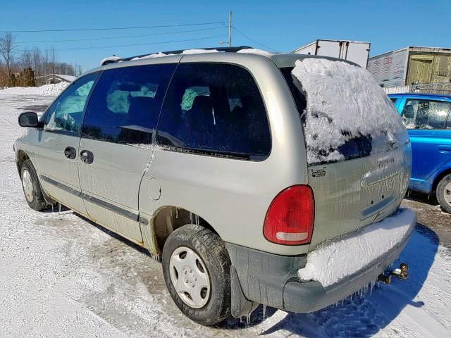 2B4GP2530YR748979 - 2000 DODGE CARAVAN BEIGE photo 3