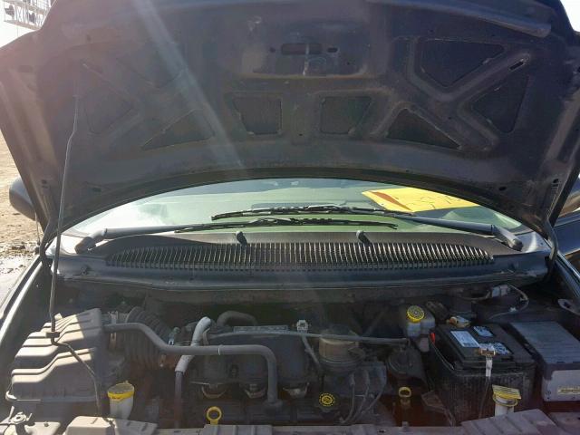 1D4GP45R24B565873 - 2004 DODGE CARAVAN SX BLACK photo 7