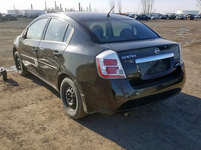 3N1AB6AP0AL642111 - 2010 NISSAN SENTRA 2.0 BLACK photo 3