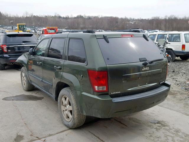 1J8GR48K27C507260 - 2007 JEEP GRAND CHER GREEN photo 3