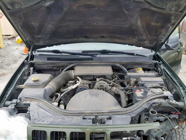 1J8GR48K27C507260 - 2007 JEEP GRAND CHER GREEN photo 7