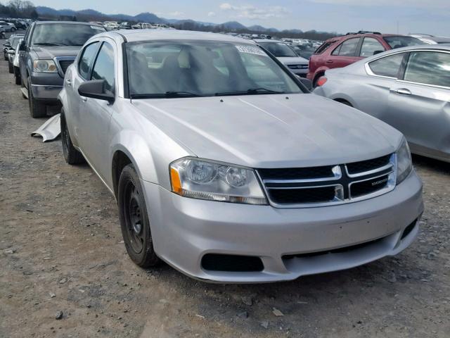 1B3BD4FG2BN587706 - 2011 DODGE AVENGER EX SILVER photo 1