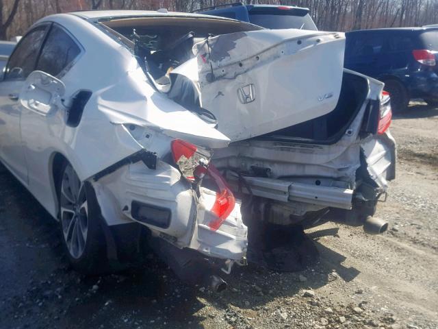 1HGCT2B85DA004226 - 2013 HONDA ACCORD EXL WHITE photo 9