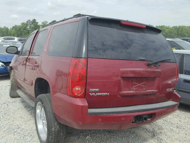 1GKFK13037R305931 - 2007 GMC YUKON RED photo 3