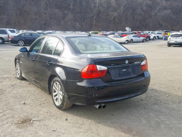 WBAVD13546KV10403 - 2006 BMW 325 XI BLACK photo 3