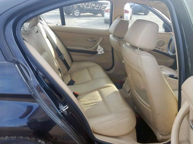 WBAVD13546KV10403 - 2006 BMW 325 XI BLACK photo 6