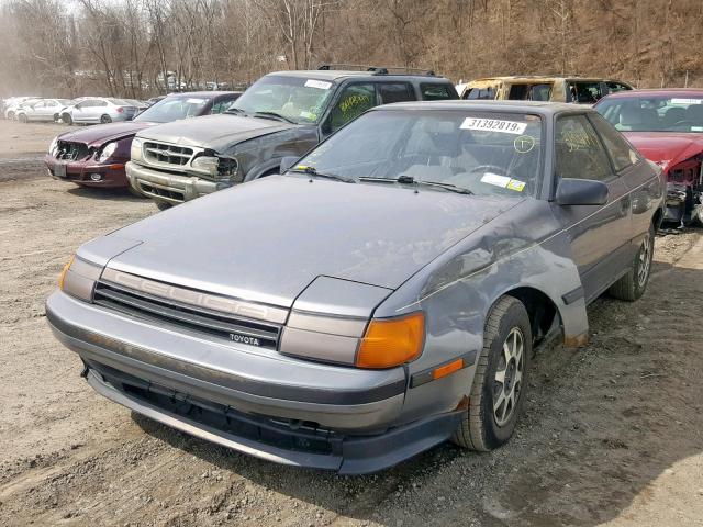 JT2ST67L9H7119695 - 1987 TOYOTA CELICA GT GRAY photo 2