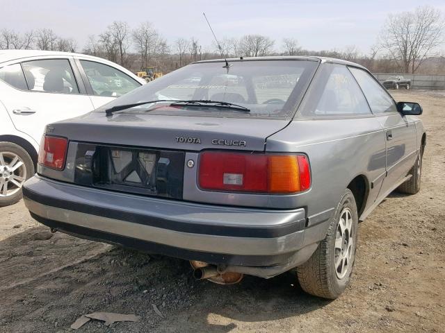 JT2ST67L9H7119695 - 1987 TOYOTA CELICA GT GRAY photo 4