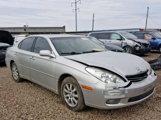 JTHBF30G030108370 - 2003 LEXUS ES 300 SILVER photo 1