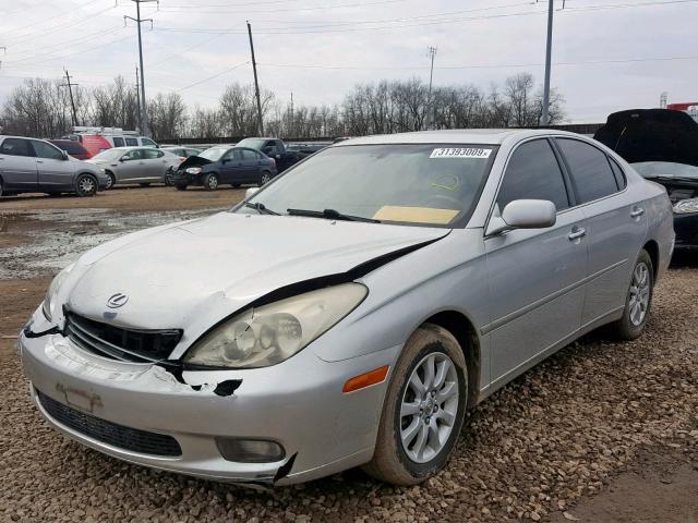 JTHBF30G030108370 - 2003 LEXUS ES 300 SILVER photo 2