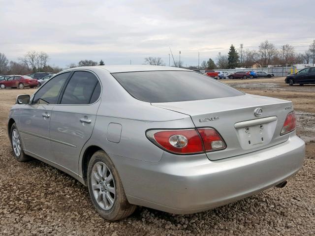 JTHBF30G030108370 - 2003 LEXUS ES 300 SILVER photo 3