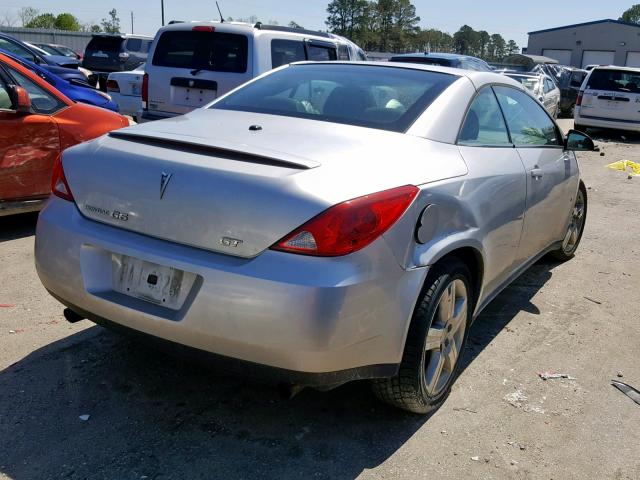 1G2ZH361494111338 - 2009 PONTIAC G6 GT SILVER photo 4