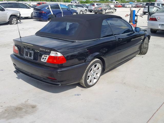 WBABS33463PG90853 - 2003 BMW 325 CI BLACK photo 4