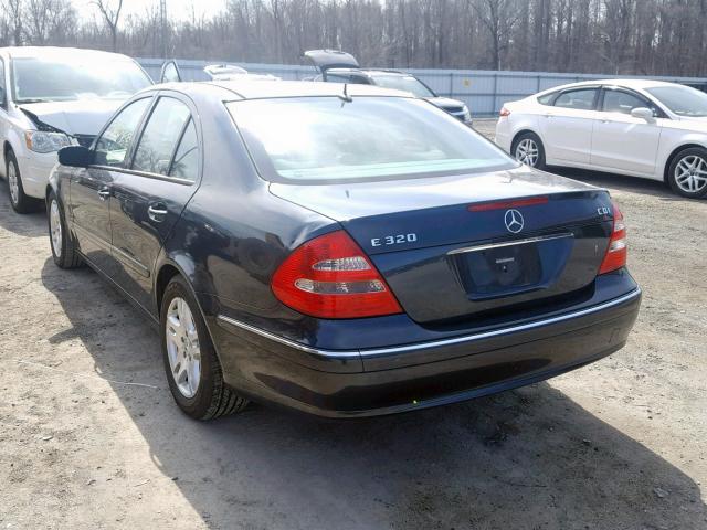 WDBUF26JX6A977241 - 2006 MERCEDES-BENZ E 320 CDI BLUE photo 3