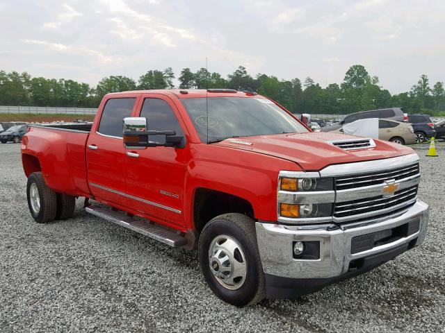 1GC4K0CYXJF123154 - 2018 CHEVROLET SILVERADO RED photo 1