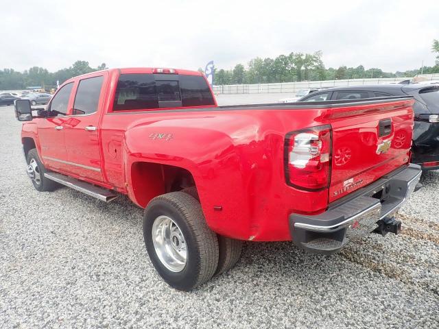 1GC4K0CYXJF123154 - 2018 CHEVROLET SILVERADO RED photo 3