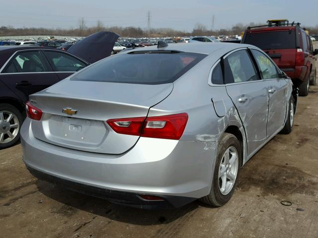 1G1ZB5ST2JF120007 - 2018 CHEVROLET MALIBU LS 银色 照片 4