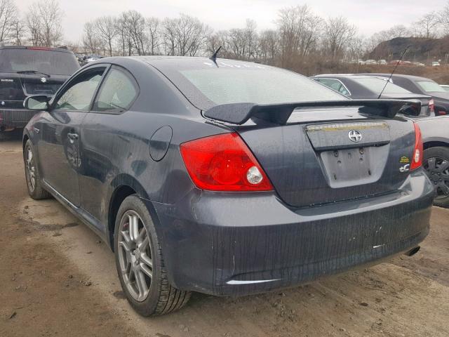 JTKDE177870207315 - 2007 TOYOTA SCION TC ნაცრისფერი ფოტო 3