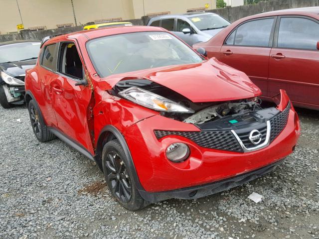 JN8AF5MR5ET353224 - 2014 NISSAN JUKE S RED photo 1