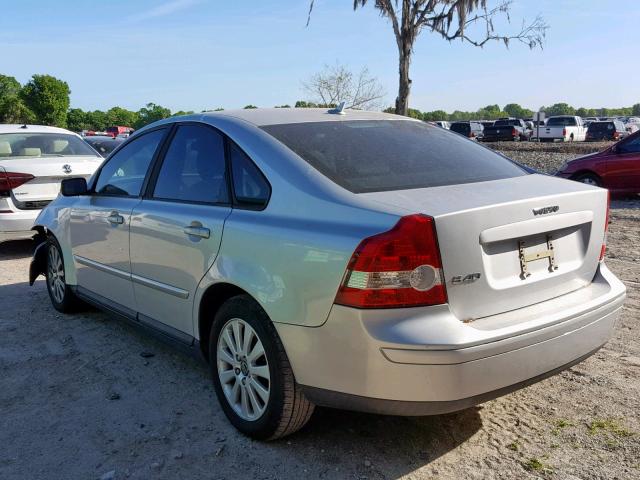 YV1MS382942007598 - 2004 VOLVO S40 2.4I SILVER photo 3