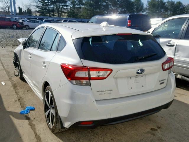 4S3GTAM63K3704656 - 2019 SUBARU IMPREZA SP WHITE photo 3