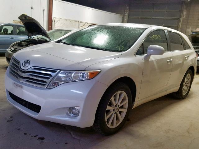 4T3ZA3BBXAU021178 - 2010 TOYOTA VENZA WHITE photo 2