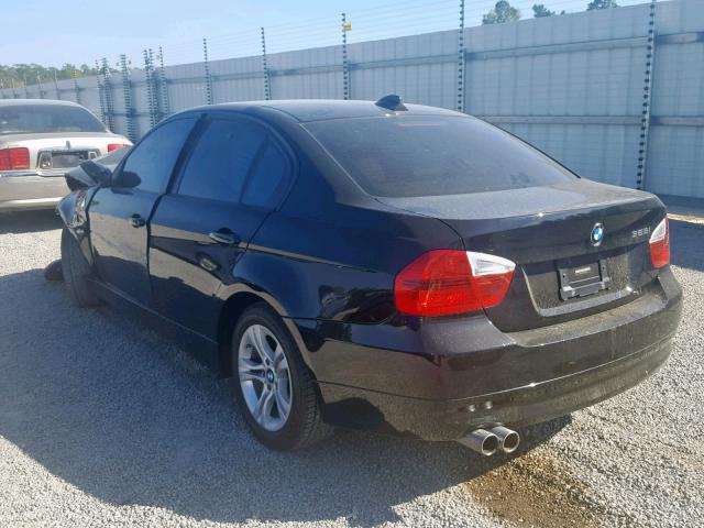 WBAVC53578FZ88773 - 2008 BMW 328 I SULE BLACK photo 3