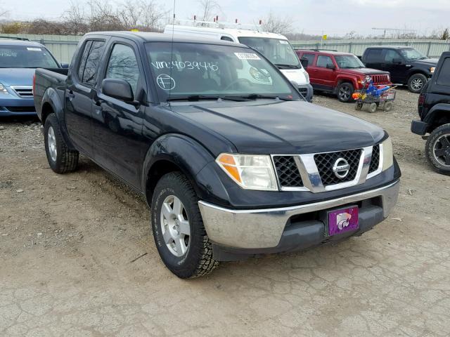 1N6AD07U56C403946 - 2006 NISSAN FRONTIER C BLACK photo 1