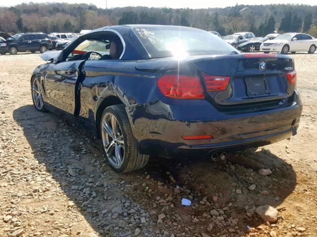 WBA3V7C58G5A27703 - 2016 BMW 428 I BLUE photo 3