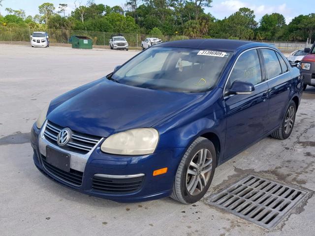 3VWRF71K16M721915 - 2006 VOLKSWAGEN JETTA 2.5 BLUE photo 2