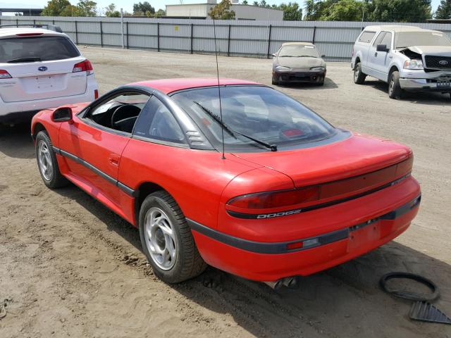 JB3XD54B0MY027929 - 1991 DODGE STEALTH ES RED photo 3