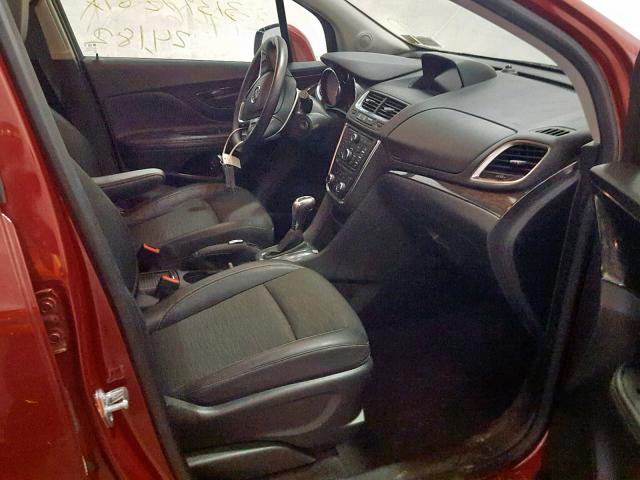 KL4CJESB8FB269277 - 2015 BUICK ENCORE MAROON photo 5