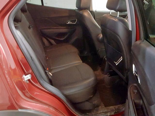 KL4CJESB8FB269277 - 2015 BUICK ENCORE MAROON photo 6