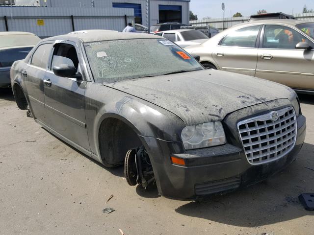 2C3KA43R46H501439 - 2006 CHRYSLER 300 BLACK photo 1