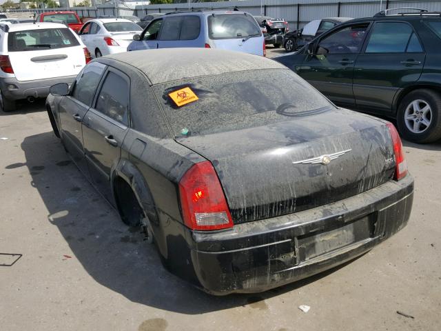 2C3KA43R46H501439 - 2006 CHRYSLER 300 BLACK photo 3