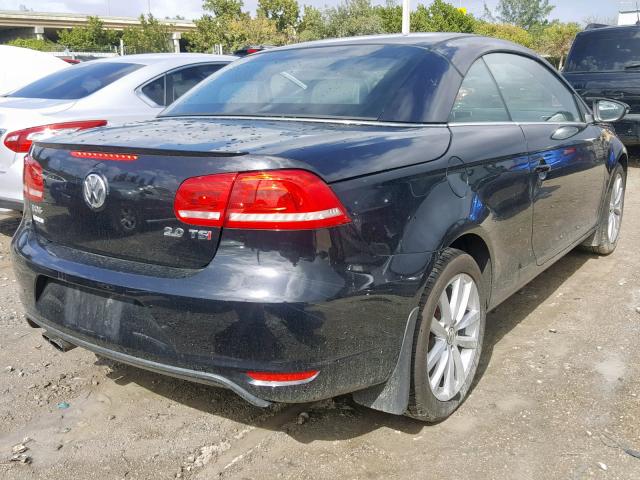 WVWBW8AHXDV004771 - 2013 VOLKSWAGEN EOS KOMFOR BLACK photo 4