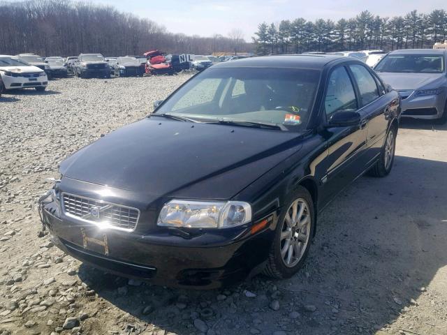 YV1TS59H641368111 - 2004 VOLVO S80 2.5T BLACK photo 2