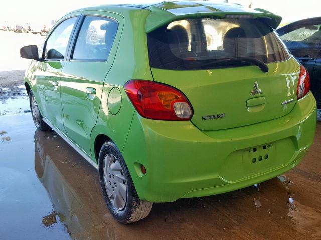 ML32A3HJ8EH018472 - 2014 MITSUBISHI MIRAGE DE GREEN photo 3